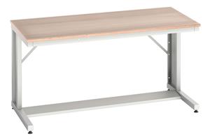 Verso 1500x800x780 Cantilever Bench Multiplex Birch Ply Top Verso cantilever Work Benches for assembly and production 16922324.16 